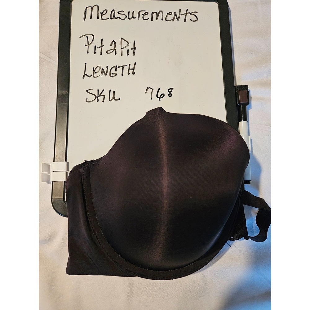 38C Maidenform One Fab Fit Convertible Underwire Bra‎ 7549, Black - Picture 6 of 6